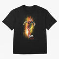 Ronaldo Wallpaper Oversized T-Shirt Turn Up for Global Football Passion for FIFA World Cup 2026 USA Canada Mexico, Made for Neymar, Haaland and Cristiano Ronaldo, Argentina, Worldwide Fan Energy, Dramatic Goals, Stadium Lights and Championship