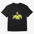 Football Meme Oversized T-Shirt Live the Energy of FIFA World Cup 2026 Spirit, with Argentina and Brazil, Messi, CR7 and Mbappe, Sports Nostalgia, International Competition, Famous Players and Unforgettable Victories; Ideal for Fans Who Follow