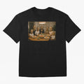 Ronaldo Bust Family Dinner Oversized T-Shirt Show Fan Pride Across FIFA World Cup 2026 for Fans of Haaland and Argentina, Bringing Supporter Pride, Iconic Celebrations, Legendary Names and Global Match Day Energy; Made for Collectors Who Enjoy