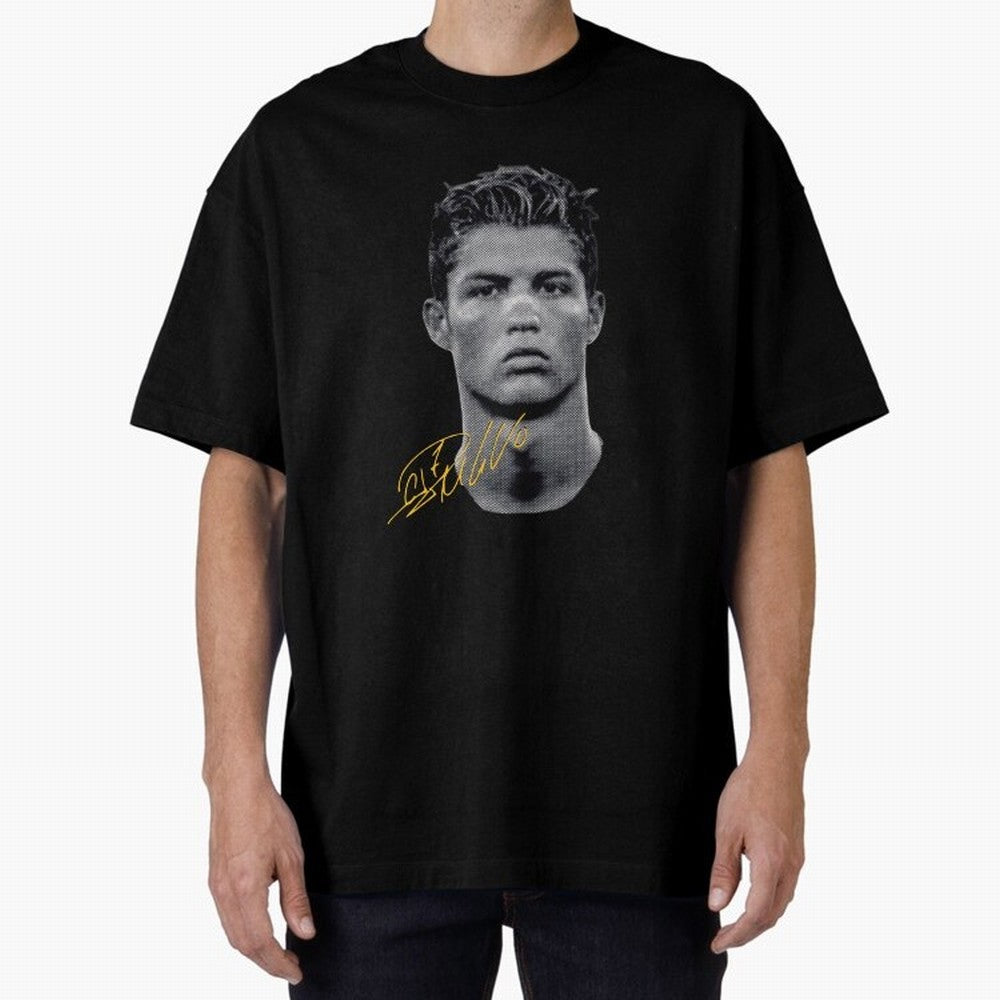 Vintage Cristiano Ronaldo Oversized T-Shirt Enjoy FIFA World Cup 2026 Spirit, Highlighting Argentina, CR7 and Messi, Supporter Pride, Iconic Celebrations, Legendary Names and Global Match Day Energy; Ideal for Passionate Fans Who Love Underdog