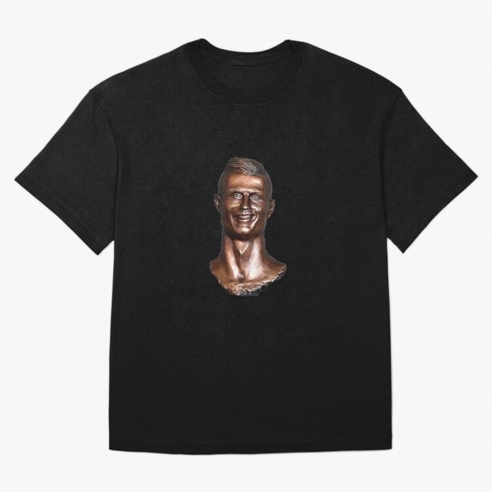 Cristiano Ronaldo Statue Oversized T-Shirt Bring Global Tournament Vibes to FIFA World Cup 2026 USA Canada Mexico Made for Cristiano Ronaldo, Argentina, France and Brazil Energy, Football Festival Excitement, Trophy Ambitions, Country Rivalries and