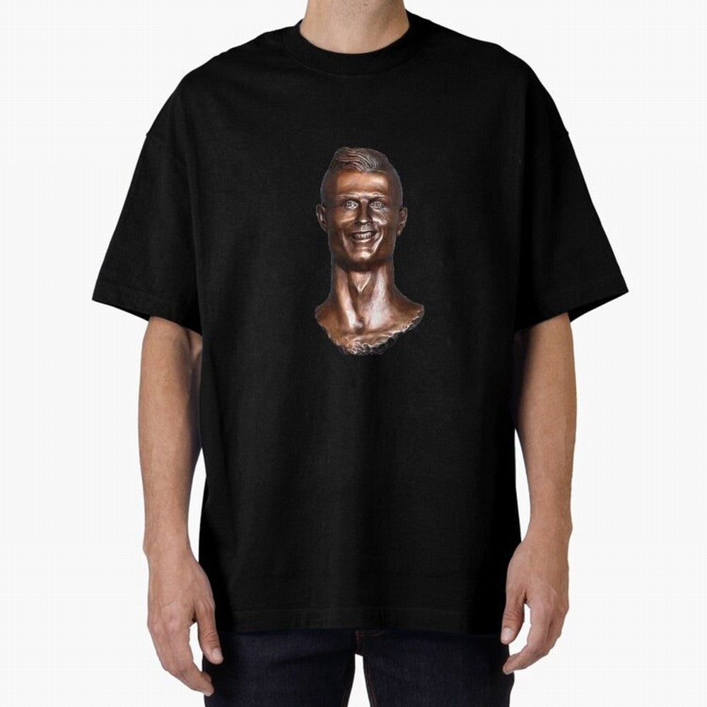 Cristiano Ronaldo Statue Oversized T-Shirt Bring Global Tournament Vibes to FIFA World Cup 2026 USA Canada Mexico Made for Cristiano Ronaldo, Argentina, France and Brazil Energy, Football Festival Excitement, Trophy Ambitions, Country Rivalries and