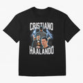 Cristiano Haalando Oversized T-Shirt Celebrate the Road through Match Day Hype around FIFA World Cup 2026, Neymar, England and Germany, Global Supporter Spirit, Legendary Goals, National Colors and Tournament Celebration; Made for Die Hard