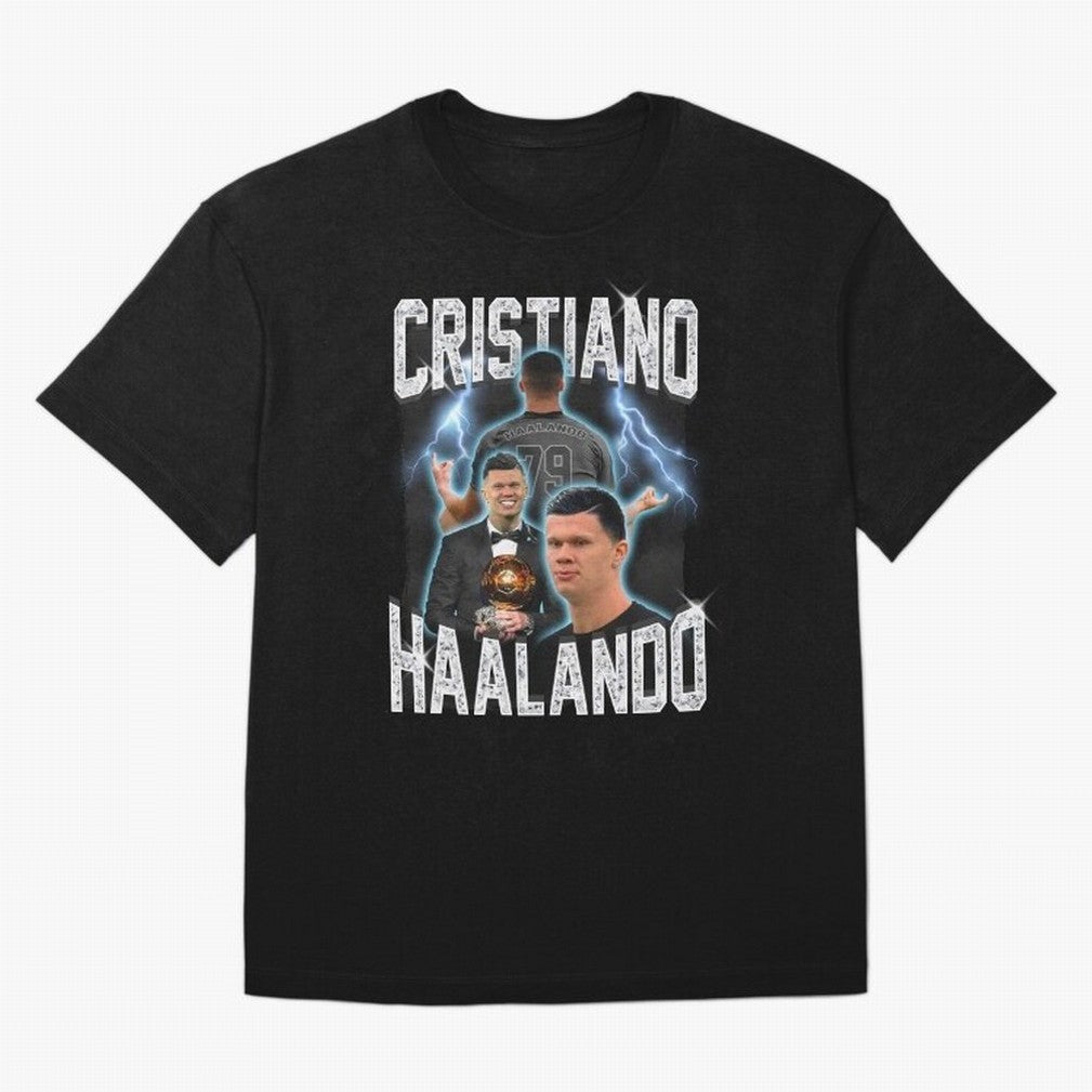 Cristiano Haalando Oversized T-Shirt Celebrate the Road through Match Day Hype around FIFA World Cup 2026, Neymar, England and Germany, Global Supporter Spirit, Legendary Goals, National Colors and Tournament Celebration; Made for Die Hard