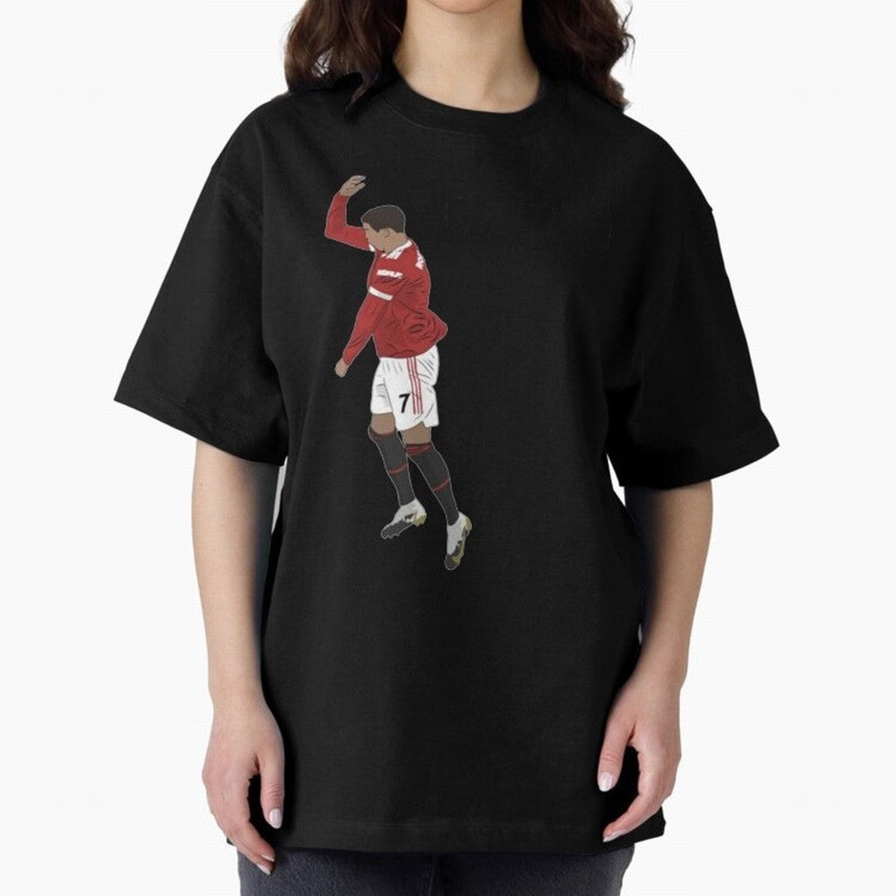 cristiano ronaldo siuuu Oversized T-Shirt Support Global Football Passion for FIFA World Cup 2026 Group Stage, Highlighting Messi, Neymar and Mbappe, Argentina, Match Day Excitement, Supporter Culture, Golden Goals and Global Football Passion; Made