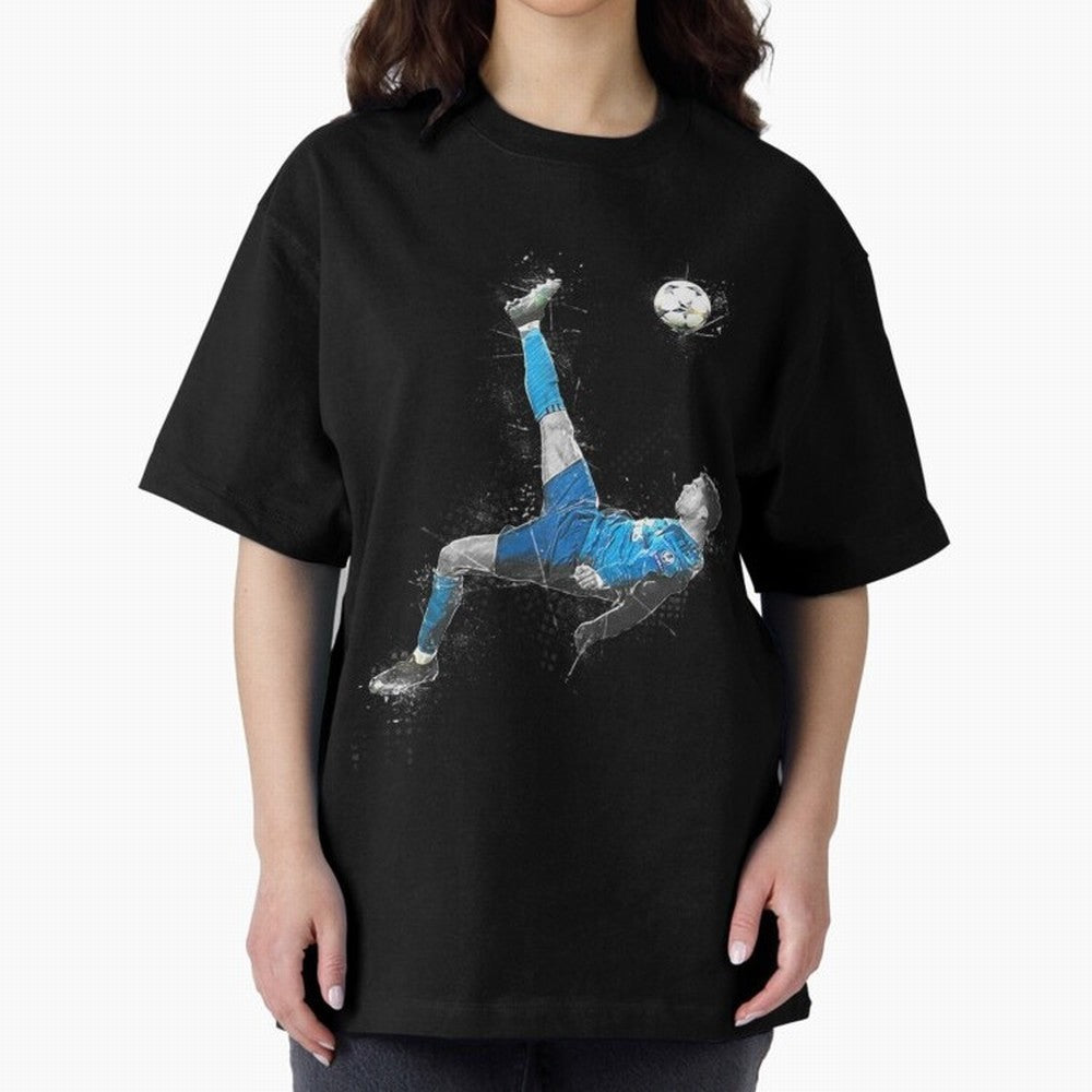 Cristiano Ronaldo Cristiano Ronaldo Oversized T-Shirt Showcase the FIFA World Cup 2026 Group Stage Journey through Neymar, Haaland and Cristiano Ronaldo Highlights, Spain and Netherlands Pride, Champion Mindset, Group Stage Buzz, Knockout Tension