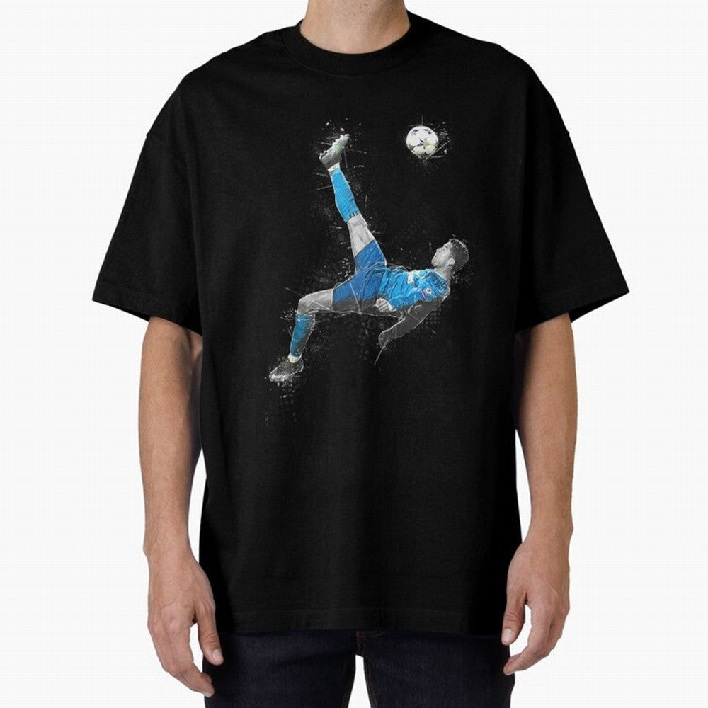 Cristiano Ronaldo Cristiano Ronaldo Oversized T-Shirt Showcase the FIFA World Cup 2026 Group Stage Journey through Neymar, Haaland and Cristiano Ronaldo Highlights, Spain and Netherlands Pride, Champion Mindset, Group Stage Buzz, Knockout Tension