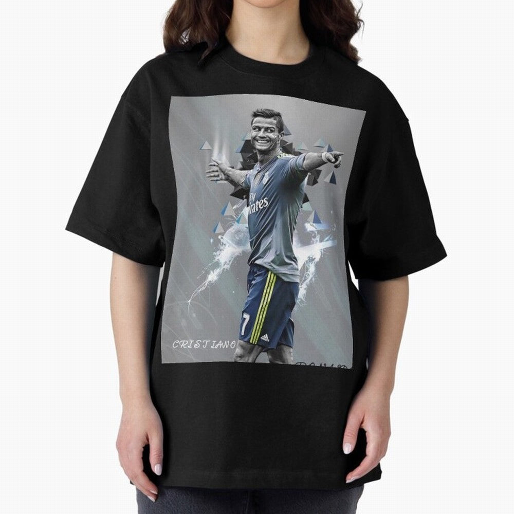 cristiano ronaldo Oversized T-Shirt Bring a Champion Mindset to FIFA World Cup 2026 USA Canada Mexico for Fans of Mbappe and Netherlands, Bringing Soccer Culture, Superstar Moments, National Team Dreams and Competitive Fire; Perfect for Fans,