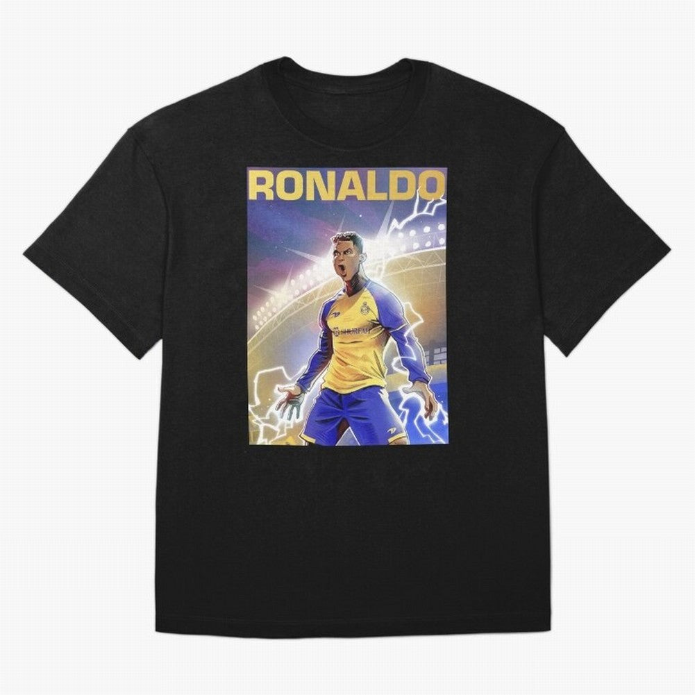 Ronaldo Al-Nassr Football Club - Oversized T-Shirt Make Game Day About FIFA World Cup 2026 USA Canada Mexico for Fans of CR7 and Messi and Argentina, France and Brazil, Bringing Stadium Memories, Football Loyalty, International Chants and