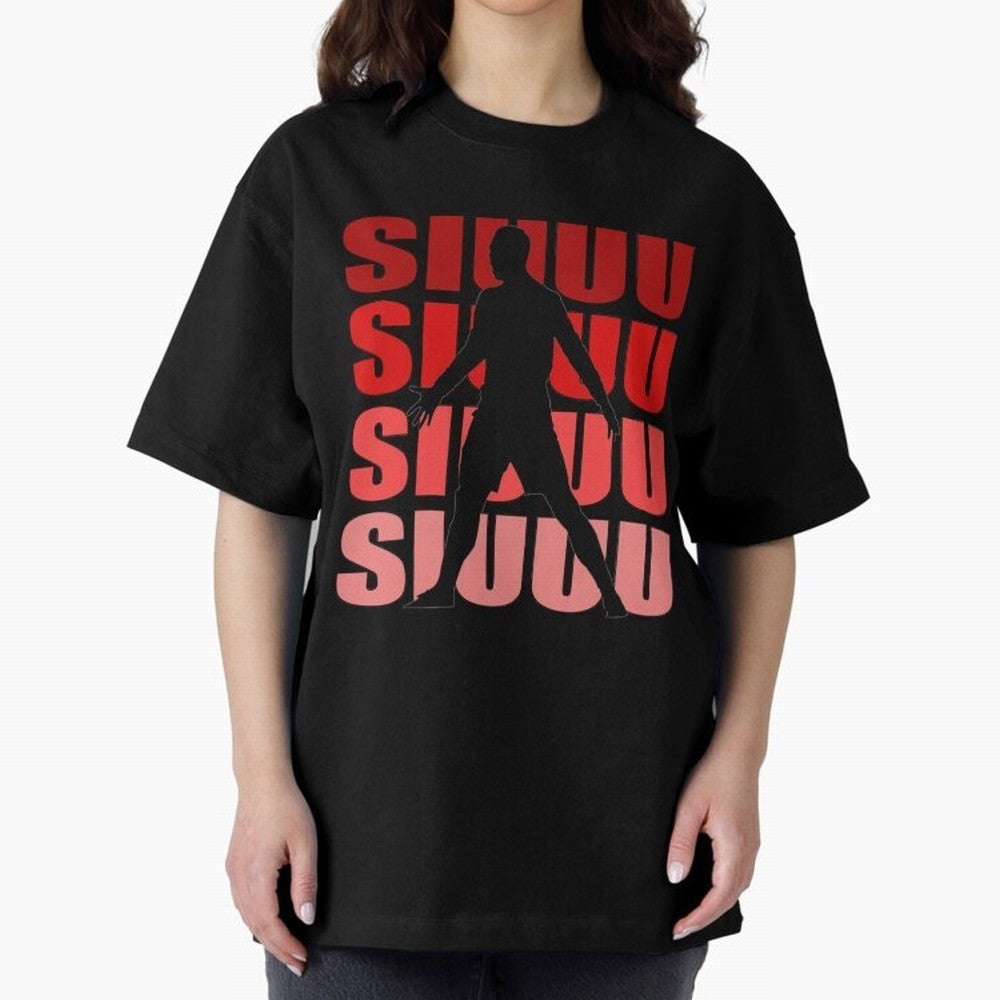cristiano ronaldo siuuu Oversized T-Shirt Fuel Global Football Passion for FIFA World Cup 2026 USA Canada Mexico, Built around Neymar, Brazil, Portugal and Argentina, Fan Favorite Moments, National Team Passion, Big Match Drama and Soccer History;