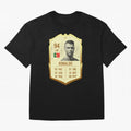 Cristiano Ronaldo Ultimate Card Oversized T-Shirt Make Your Look Match Global Football Passion for FIFA World Cup 2026, Featuring Neymar, Haaland and Cristiano Ronaldo, England, Vintage Soccer Flavor, Modern Football Stars, National Flags and Final