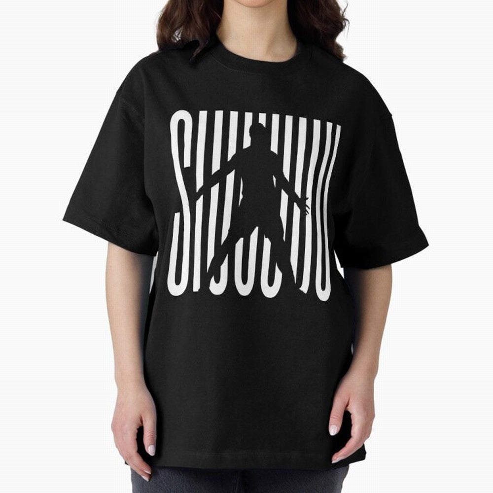 Siuuu CR7, cristiano ronaldo funny Oversized T-Shirt Represent Football Lovers during Global Football Passion for FIFA World Cup 2026, Built around Mbappe, France and Portugal, Fan Favorite Moments, National Team Passion, Big Match Drama and Soccer