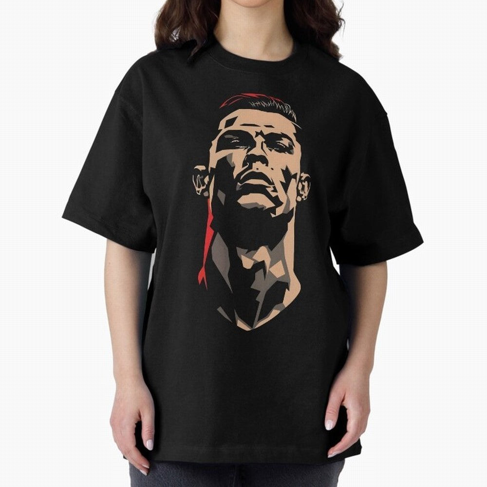Cristiano Ronaldo CR7 Oversized T-Shirt Capture Stadium Memories from FIFA World Cup 2026 Group Stage with Haaland and Mbappe, Brazil Energy, Match Day Excitement, Supporter Culture, Golden Goals and Global Football Passion; Ideal for Football