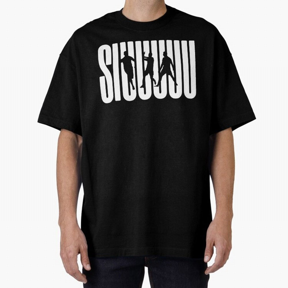 Siuuu Cristiano ronaldo CR7 funny Oversized T-Shirt Bring a Vintage Feel to the FIFA World Cup 2026 USA Canada Mexico Journey through Mbappe Highlights, France Pride, Fan Favorite Moments, National Team Passion, Big Match Drama and Soccer History;