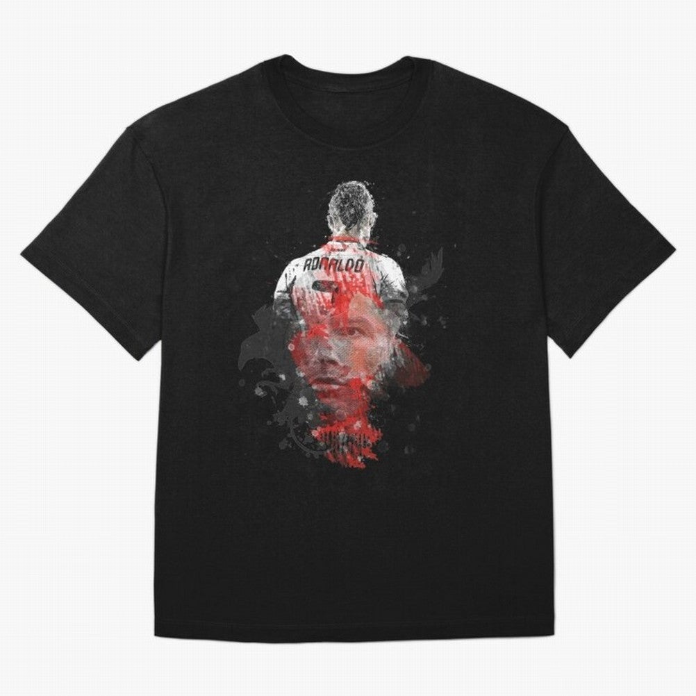Cristiano Ronaldo Cristiano Ronaldo Oversized T-Shirt Relive FIFA World Cup 2026 Connected to Messi, CR7 and Mbappe, France and Portugal Energy, Champion Mindset, Group Stage Buzz, Knockout Tension and Passionate Fan Culture; Ideal for Football