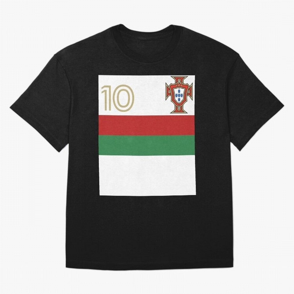 Portugal | 2026 World Cup Fan Apparel Oversized T-Shirt Relive the Noise and Pride of Global Football Passion for FIFA World Cup 2026 USA Canada Mexico, Inspired by Haaland and Mbappe, Spain, Stadium Chants, National Pride, Trophy Dreams and