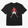 CR7 Man U | SIIIIIUUUUUUU (Celebration) Oversized T-Shirt Honor FIFA World Cup 2026 Group Stage for Fans of CR7 and Spain and Netherlands, Bringing Goal Celebration Energy, Supporter Heritage, Football Icons and Worldwide Tournament Joy; Made for