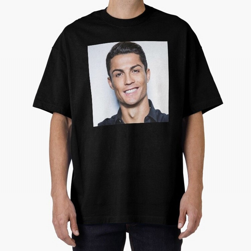 Cristiano Ronaldo Poster Oversized T-Shirt Back Your Heroes with Match Day Hype around FIFA World Cup 2026, Messi and Cristiano Ronaldo, England, France and Netherlands, Stadium Chants, National Pride, Trophy Dreams and Unforgettable Football
