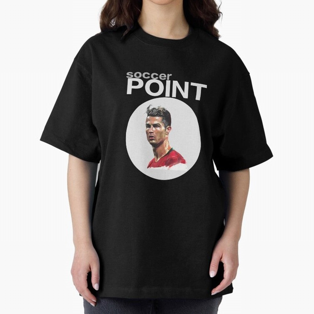 soccer POINT Oversized T-Shirt Bring Stadium Energy to FIFA World Cup 2026 USA Canada Mexico Spirit, Capturing Argentina and Brazil, Neymar, Football Festival Excitement, Trophy Ambitions, Country Rivalries and Star Player Buzz; Made for Collectors