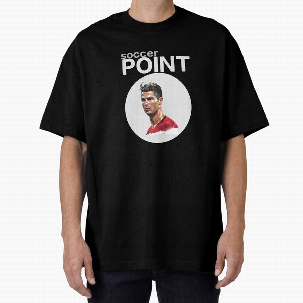 soccer POINT Oversized T-Shirt Bring Stadium Energy to FIFA World Cup 2026 USA Canada Mexico Spirit, Capturing Argentina and Brazil, Neymar, Football Festival Excitement, Trophy Ambitions, Country Rivalries and Star Player Buzz; Made for Collectors
