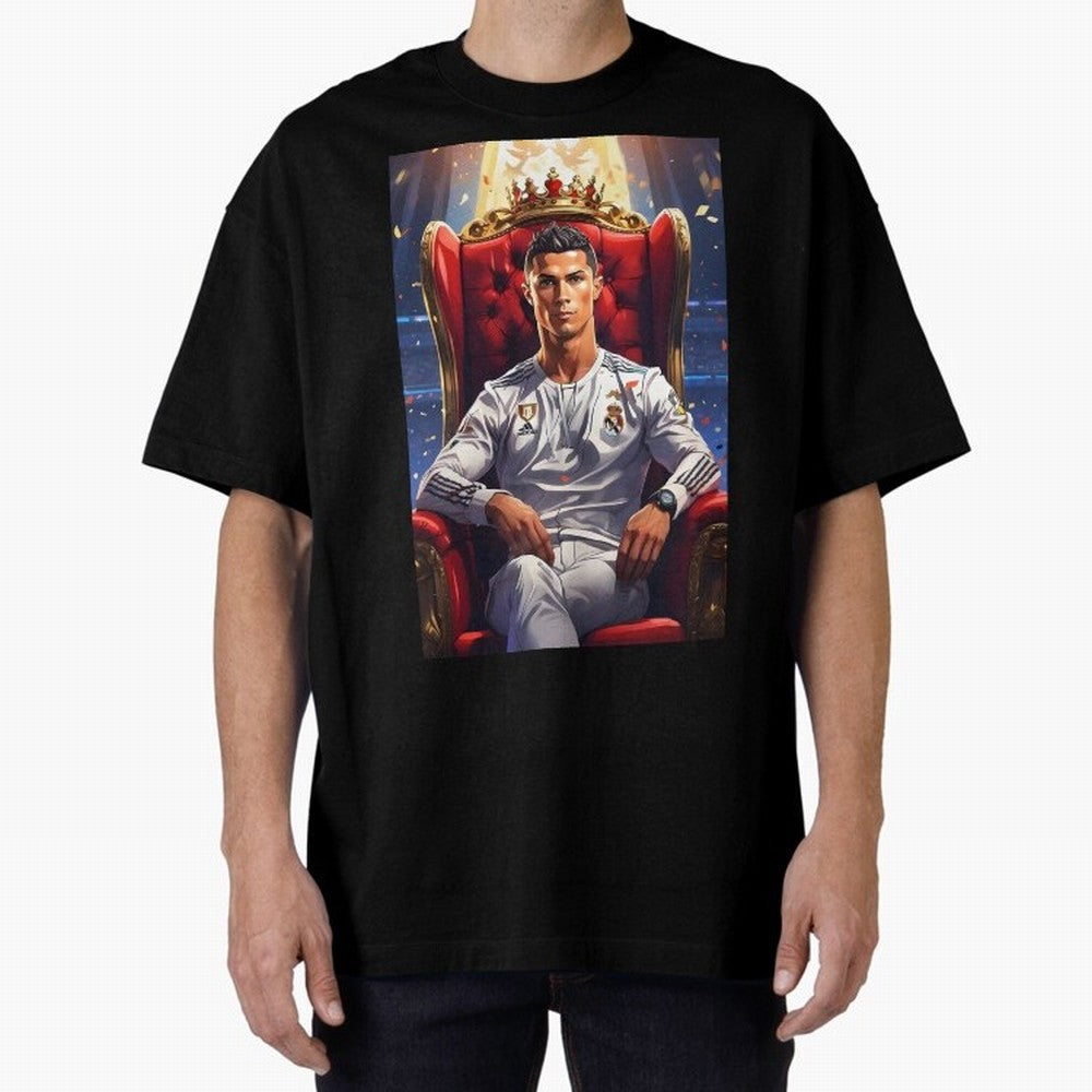 King Cristiano Ronaldo Oversized T-Shirt Celebrate Fan Favorites in FIFA World Cup 2026 USA Canada Mexico Spirit, Featuring England, France and Netherlands, Mbappe and Neymar, Game Day Rituals, Football Legends, Country Pride and the Road to the