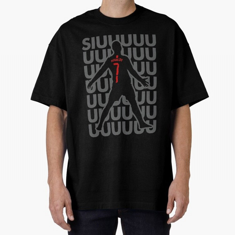 Cristiano Ronaldo 7 Oversized T-Shirt Relive the FIFA World Cup 2026 Journey through Haaland and Mbappe Highlights, England Pride, Retro Football Energy, Iconic Rivalries, Trophy Chase Drama and Stadium Atmosphere; Made for Collectors Who Enjoy