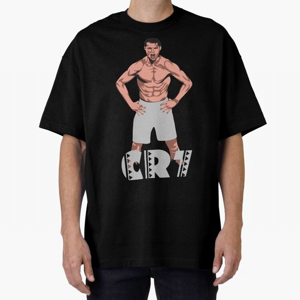 BEST - Cristiano Ronaldo Oversized T-Shirt Bring Trophy Dreams to the FIFA World Cup 2026 USA Canada Mexico Journey through Cristiano Ronaldo, Haaland and CR7 Highlights, England Pride, Worldwide Fan Energy, Dramatic Goals, Stadium Lights and