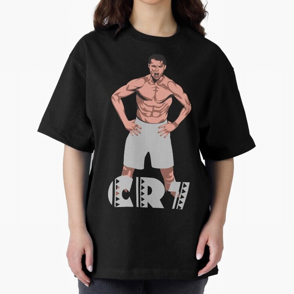 BEST - Cristiano Ronaldo Oversized T-Shirt Bring Trophy Dreams to the FIFA World Cup 2026 USA Canada Mexico Journey through Cristiano Ronaldo, Haaland and CR7 Highlights, England Pride, Worldwide Fan Energy, Dramatic Goals, Stadium Lights and