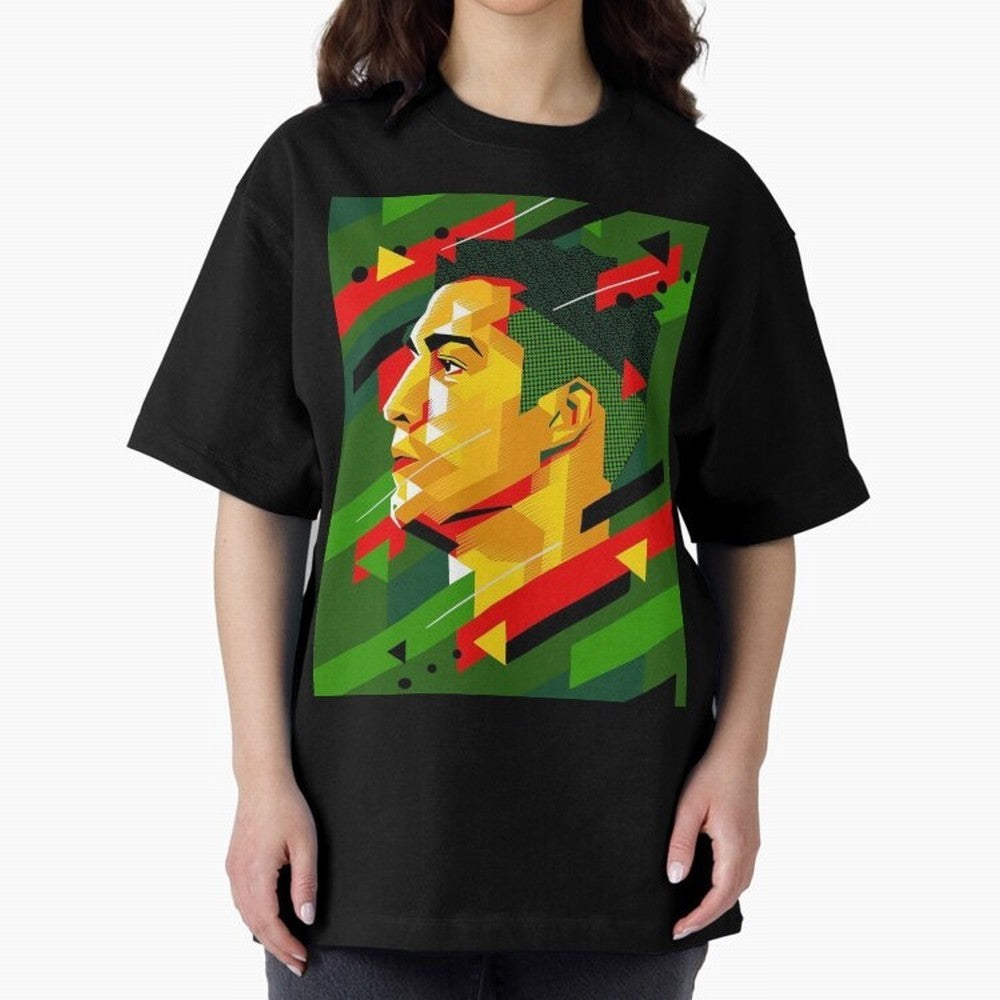 Cristiano Ronaldo Oversized T-Shirt Remember FIFA World Cup 2026 Group Stage for Fans of Cristiano Ronaldo, Haaland and CR7 and Argentina, Bringing Stadium Memories, Football Loyalty, International Chants and Championship Tradition; Perfect for