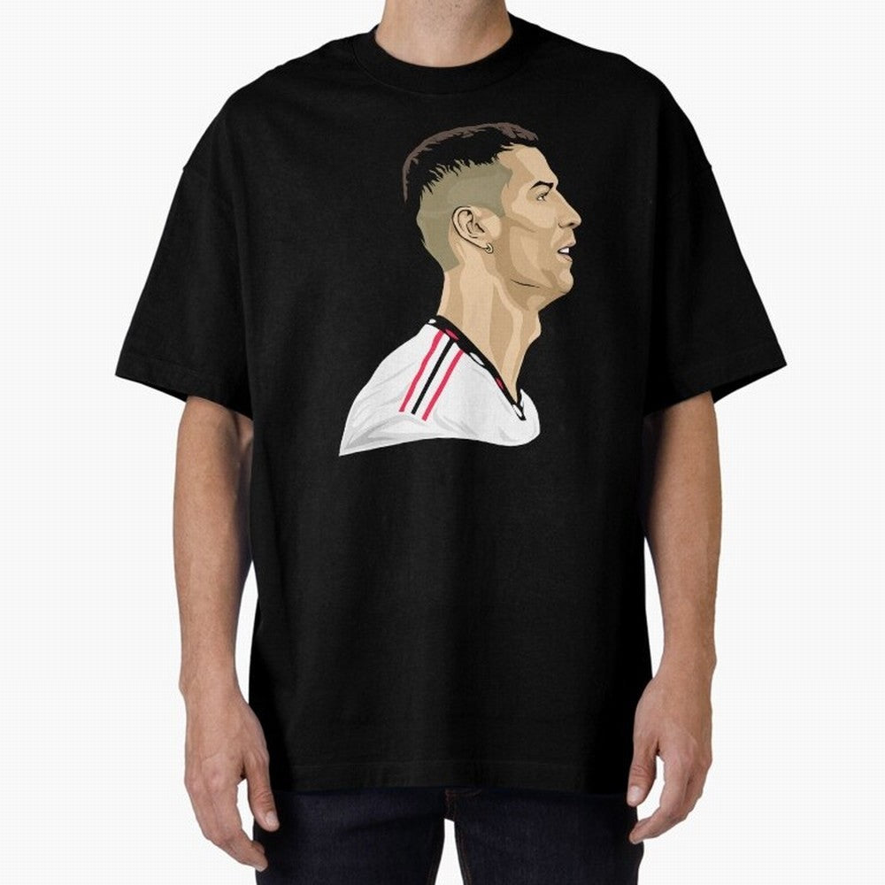 C Ronaldo - Iconic Oversized T-Shirt Feel the Roar of the FIFA World Cup 2026 USA Canada Mexico Journey through Haaland Highlights, England Pride, Goal Celebration Energy, Supporter Heritage, Football Icons and Worldwide Tournament Joy; Built for