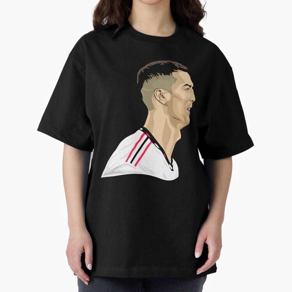 C Ronaldo - Iconic Oversized T-Shirt Feel the Roar of the FIFA World Cup 2026 USA Canada Mexico Journey through Haaland Highlights, England Pride, Goal Celebration Energy, Supporter Heritage, Football Icons and Worldwide Tournament Joy; Built for