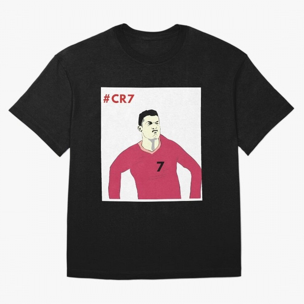 Cristiano ronaldo Oversized T-Shirt Join Supporters Worldwide for FIFA World Cup 2026 USA Canada Mexico for Fans of Messi, CR7 and Mbappe and Argentina, Bringing Sports Nostalgia, International Competition, Famous Players and Unforgettable