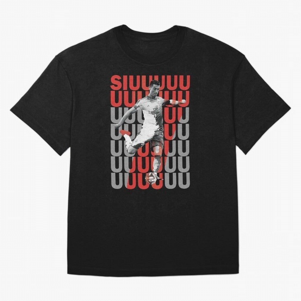 Siuuuuuu Cristiano Ronaldo Oversized T-Shirt Feel the Heartbeat of Global Football Passion for FIFA World Cup 2026 Group Stage, Made for CR7 and Messi, Netherlands, Championship Spirit, Famous Goals, Roaring Crowds and International Football Unity;