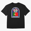 Portugal 2026 Soccer T-shirt Oversized T-Shirt Celebrate Football Dreams Across Global Football Passion for FIFA World Cup 2026, Capturing Mbappe and Neymar, England, Vintage Soccer Flavor, Modern Football Stars, National Flags and Final Night