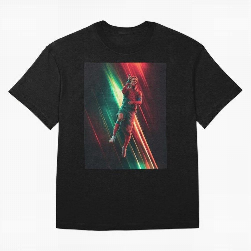 Cristiano Ronaldo Oversized T-Shirt Show Your Tournament Heart for FIFA World Cup 2026 USA Canada Mexico for Fans of Mbappe and Spain and Netherlands, Bringing Game Day Rituals, Football Legends, Country Pride and the Road to the Final; Made for