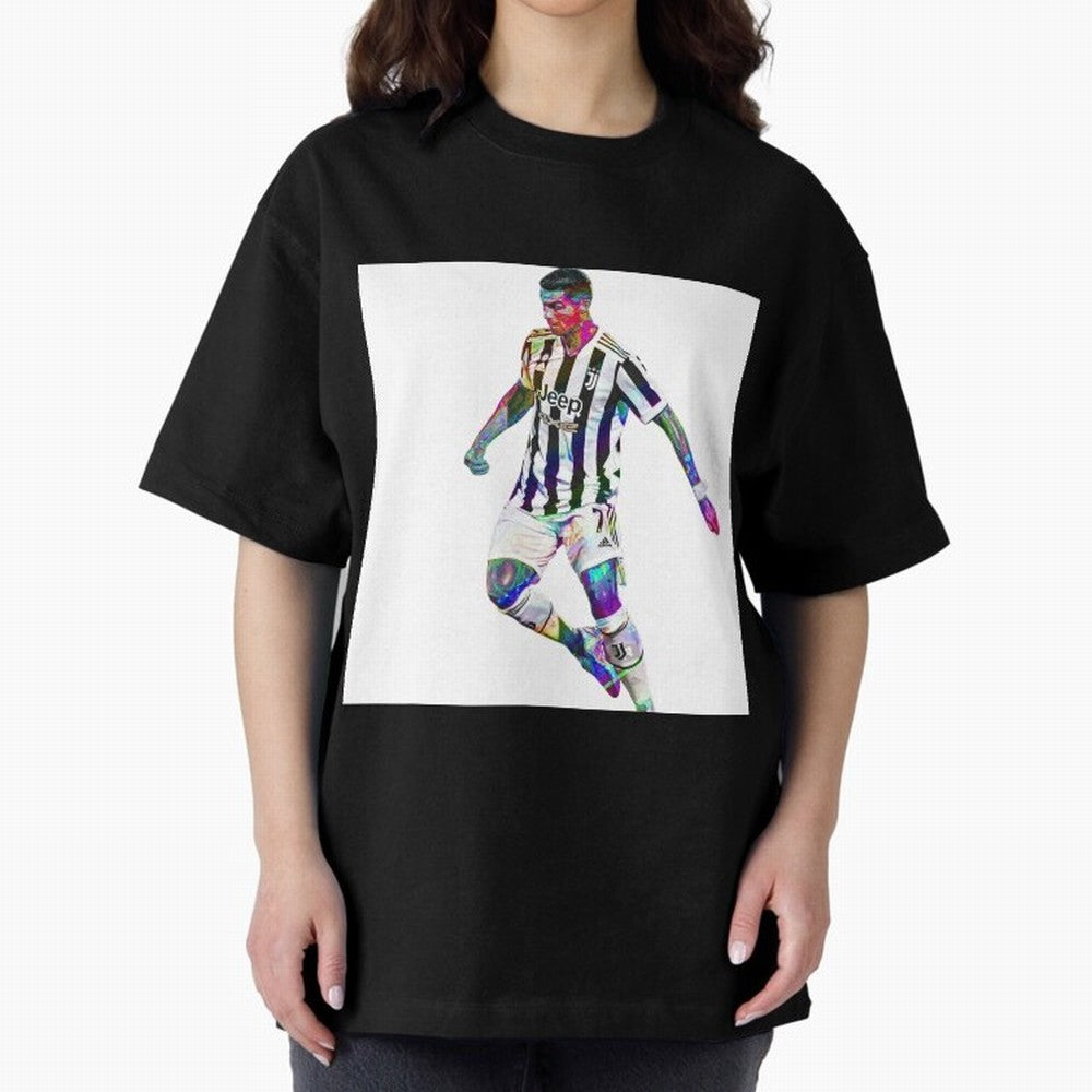 Cristiano Ronaldo art design. Cristiano Ronaldo sketch art Oversized T-Shirt Feel the Heartbeat of Match Day Hype around FIFA World Cup 2026, Haaland, Germany, Game Day Rituals, Football Legends, Country Pride and the Road to the Final; Great for