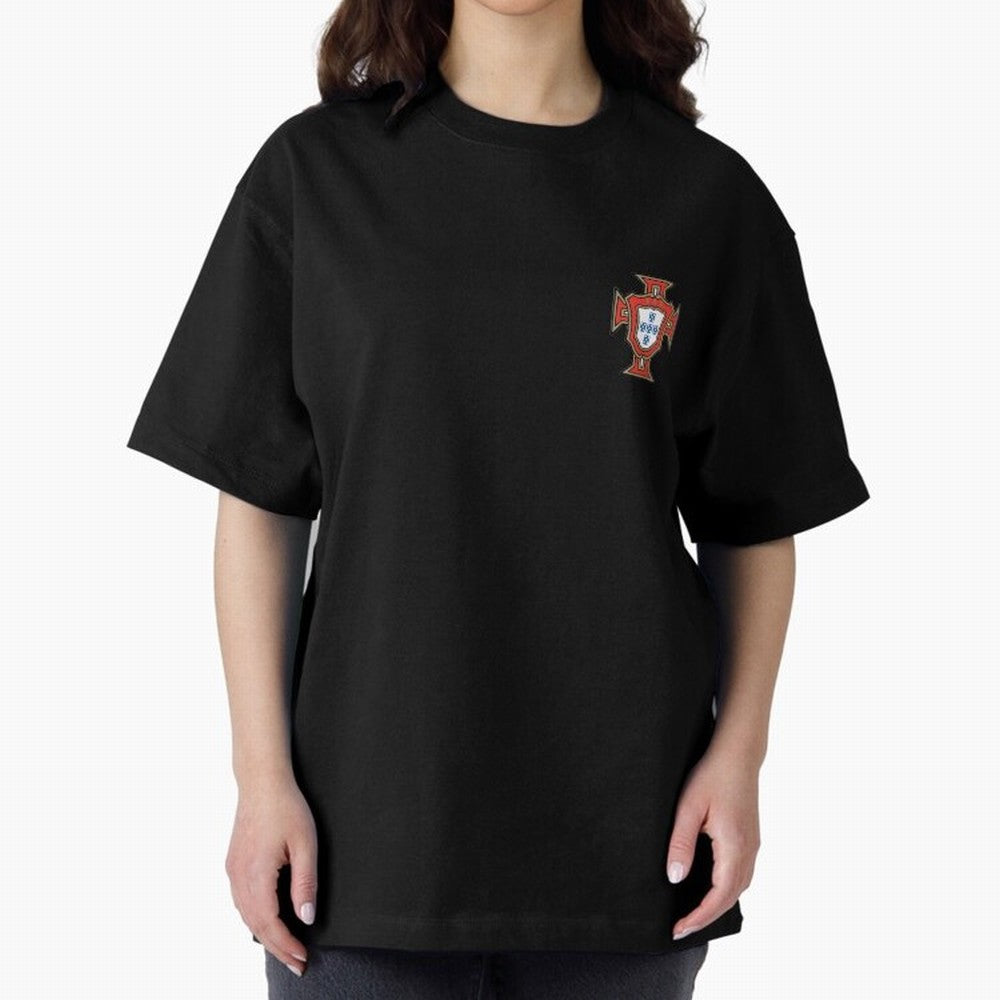 Portugal National Team - Oversized T-Shirt Show Your Tournament Heart for FIFA World Cup 2026 Group Stage for Fans of Neymar, Haaland and Cristiano Ronaldo and Spain, Bringing Game Day Rituals, Football Legends, Country Pride and the Road to the
