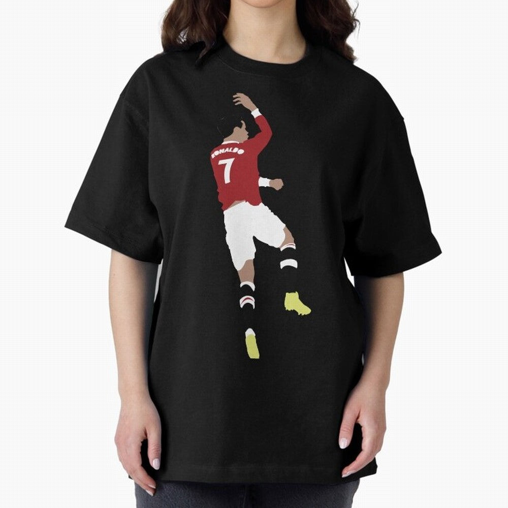 Cristiano Ronaldo Suuii - Design Oversized T-Shirt Support Iconic Players in FIFA World Cup 2026 Spirit, Driven by Brazil, Portugal and Argentina, Messi, Neymar and Mbappe, Tournament Hype, Historic Matchups, Family Viewing Parties and Global