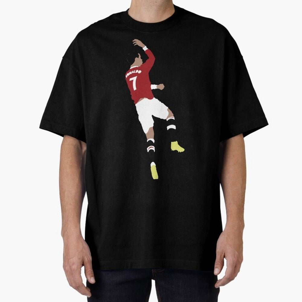 Cristiano Ronaldo Suuii - Design Oversized T-Shirt Support Iconic Players in FIFA World Cup 2026 Spirit, Driven by Brazil, Portugal and Argentina, Messi, Neymar and Mbappe, Tournament Hype, Historic Matchups, Family Viewing Parties and Global