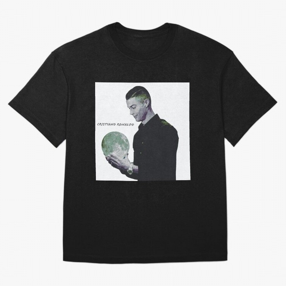 Cristiano Ronaldo art illustration. Cristiano Ronaldo sketch art Oversized T-Shirt Feel Global Football Passion for FIFA World Cup 2026 Group Stage, Featuring Haaland and Mbappe, Netherlands, Worldwide Fan Energy, Dramatic Goals, Stadium Lights and