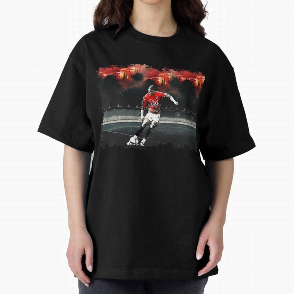 Cristiano Ronaldo 2008 Shoot 8K Oversized T-Shirt Celebrate Golden Goal Energy in Global Football Passion for FIFA World Cup 2026 USA Canada Mexico, Connected to Cristiano Ronaldo, Haaland and CR7, Brazil, Classic Soccer Heritage, Championship