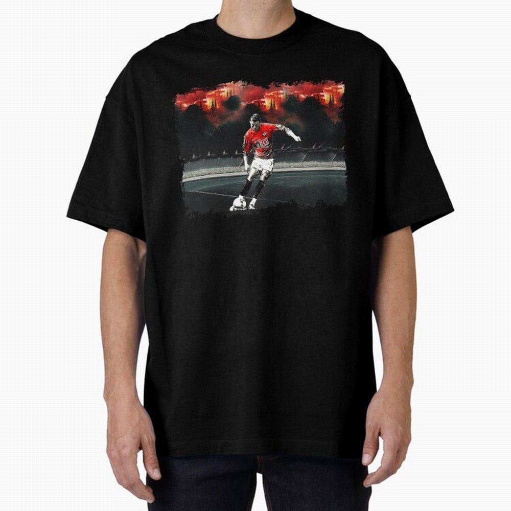 Cristiano Ronaldo 2008 Shoot 8K Oversized T-Shirt Celebrate Golden Goal Energy in Global Football Passion for FIFA World Cup 2026 USA Canada Mexico, Connected to Cristiano Ronaldo, Haaland and CR7, Brazil, Classic Soccer Heritage, Championship