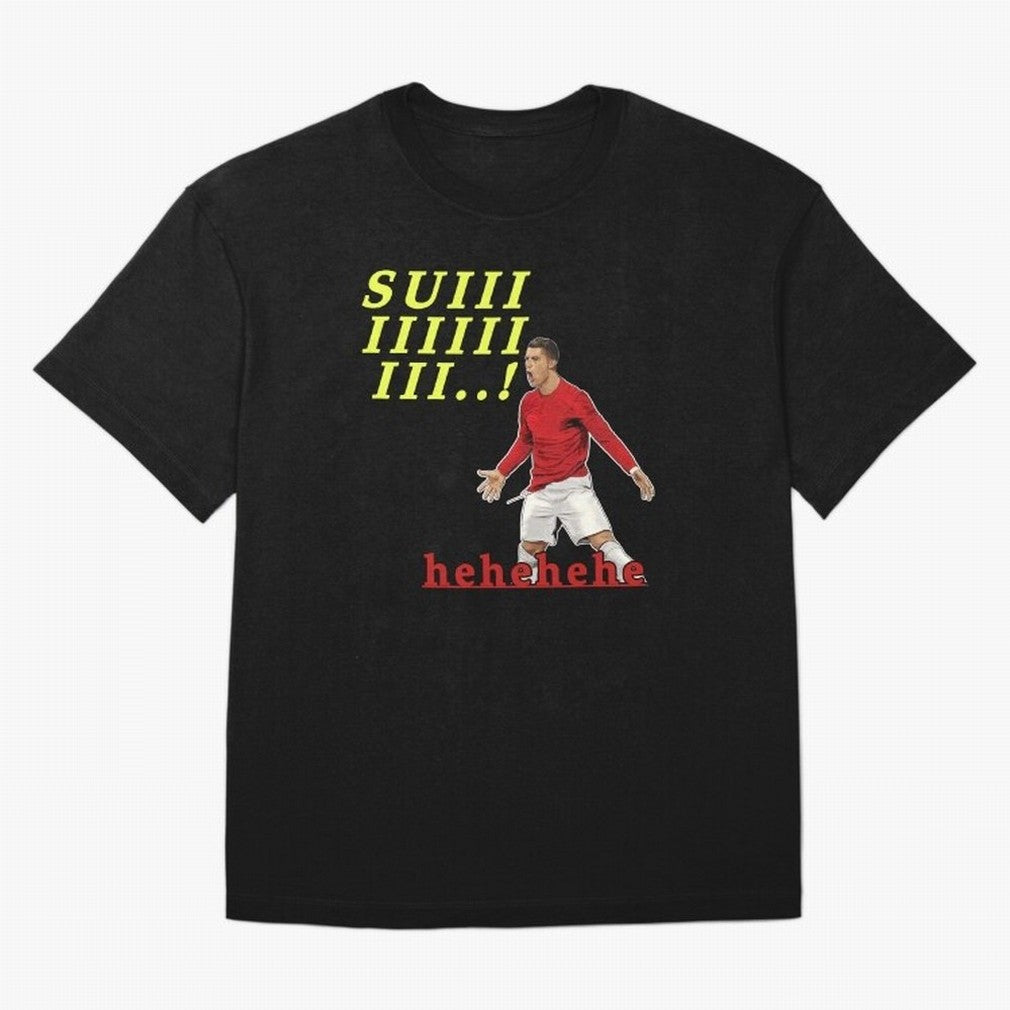 Hehehe suiii !! Cristiano ronaldo goal Oversized T-Shirt Join Supporters Worldwide for FIFA World Cup 2026 Driven by CR7 and Messi, Argentina, France and Brazil Energy, Classic Soccer Heritage, Championship Pressure, Fan Loyalty and International