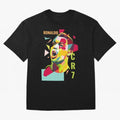 RONALDO CR7 Design Oversized T-Shirt Bring a Vintage Feel to Global Football Passion for FIFA World Cup 2026 USA Canada Mexico, Made for Messi, Neymar and Mbappe, Brazil, Portugal and Argentina, Worldwide Fan Energy, Dramatic Goals, Stadium Lights