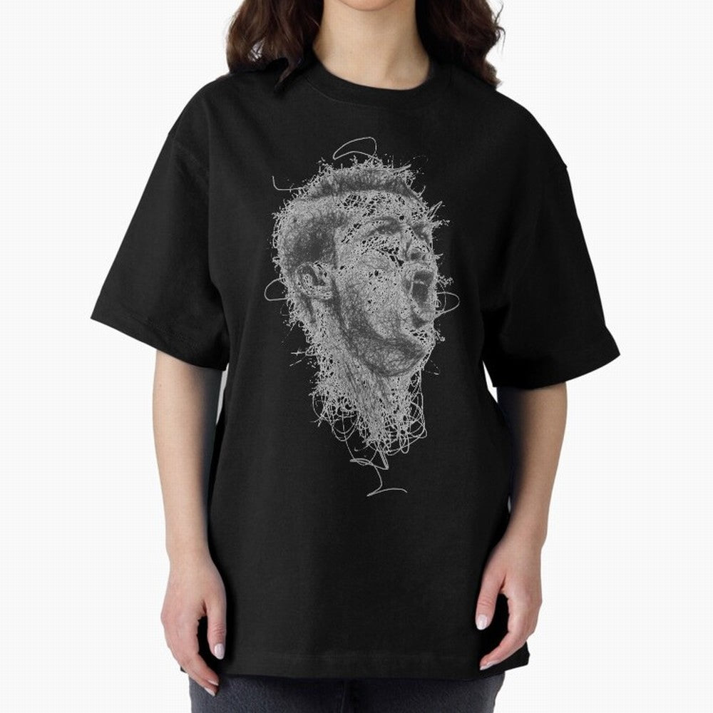 Painting Ronaldo Art Oversized T-Shirt Feel FIFA World Cup 2026 USA Canada Mexico for Fans of Mbappe and Netherlands, Bringing Football History, Final Match Energy, Crowd Noise and Once in a Lifetime Moments; Ideal for Passionate Fans Who Love