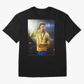 Cristiano Ronaldo Oversized T-Shirt Celebrate Global Passion for FIFA World Cup 2026 Centered on Messi and Cristiano Ronaldo, Spain Energy, Worldwide Fan Energy, Dramatic Goals, Stadium Lights and Championship Celebrations; Ideal for Fans Who