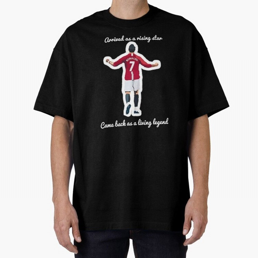 Cristiano Ronaldo Manchester United Siu Siuuu MUFC Oversized T-Shirt Experience the Global Stage of FIFA World Cup 2026 Group Stage for Fans of Cristiano Ronaldo, Haaland and CR7 and Brazil, Portugal and Argentina, Bringing Global Supporter Spirit,