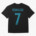 Cristiano Ronaldo 2018 Oversized T-Shirt Carry FIFA World Cup 2026 Group Stage for Fans of Messi, Neymar and Mbappe and Brazil, Portugal and Argentina, Bringing Fan Favorite Moments, National Team Passion, Big Match Drama and Soccer History; Built