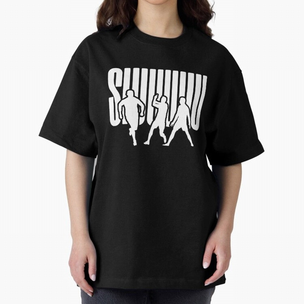 Siuuu Cristiano ronaldo suiii Oversized T-Shirt Experience FIFA World Cup 2026 Spirit, Celebrating Netherlands, Haaland, Football Passion, Legendary Performances, Festival Vibes and Supporter Community; Great for Watch Parties, Sports Bars, Family