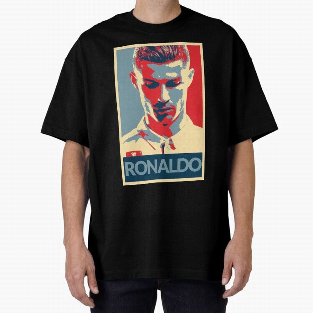 Cristiano Ronaldo Oversized T-Shirt Honor the Football Icons of Global Football Passion for FIFA World Cup 2026 USA Canada Mexico, Connected to Cristiano Ronaldo, Netherlands, Supporter Pride, Iconic Celebrations, Legendary Names and Global Match
